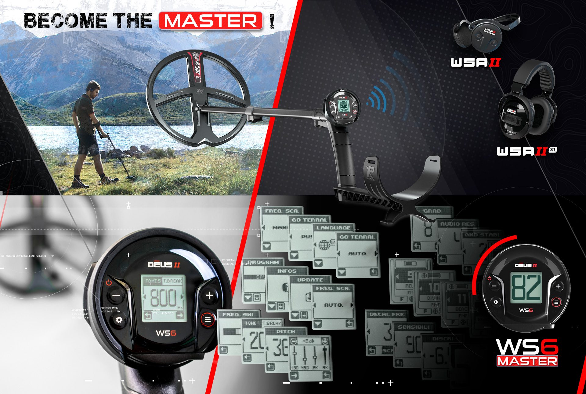 Konya XP Deus II WS6 MASTER - XP WS6 MASTER Deus 2 saha ve su kullanımı